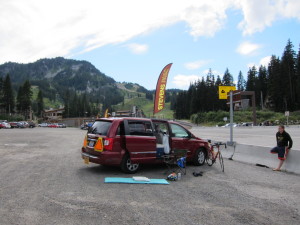 Breakpoint at the top of Stevens Pass.