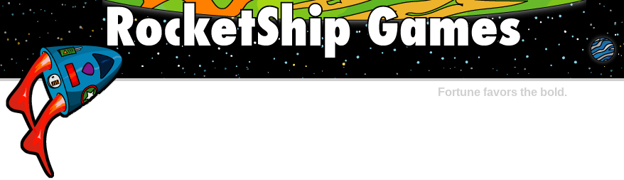 Rocketship Games banner.