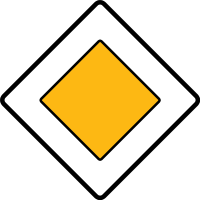 Czech Main Road Sign