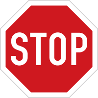 Czech Stop Sign